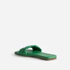 Mule TEXTO Verte à Bride Tressée -Univers Chaussure Magasin WWWERM 10382780066 3