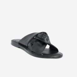 Mule TEXTO Noire En Cuir à Brides Souples Croisées 8 Mule TEXTO Noire En Cuir à Brides Souples Croisées -Univers Chaussure Magasin WWWERM 10382780618 1