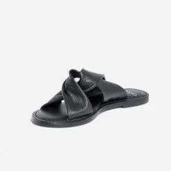 Mule TEXTO Noire En Cuir à Brides Souples Croisées 9 Mule TEXTO Noire En Cuir à Brides Souples Croisées -Univers Chaussure Magasin WWWERM 10382780618 2