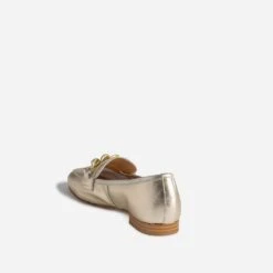 Mocassin Doré éco-conçu En Cuir -Univers Chaussure Magasin WWWERM 10383580036 3