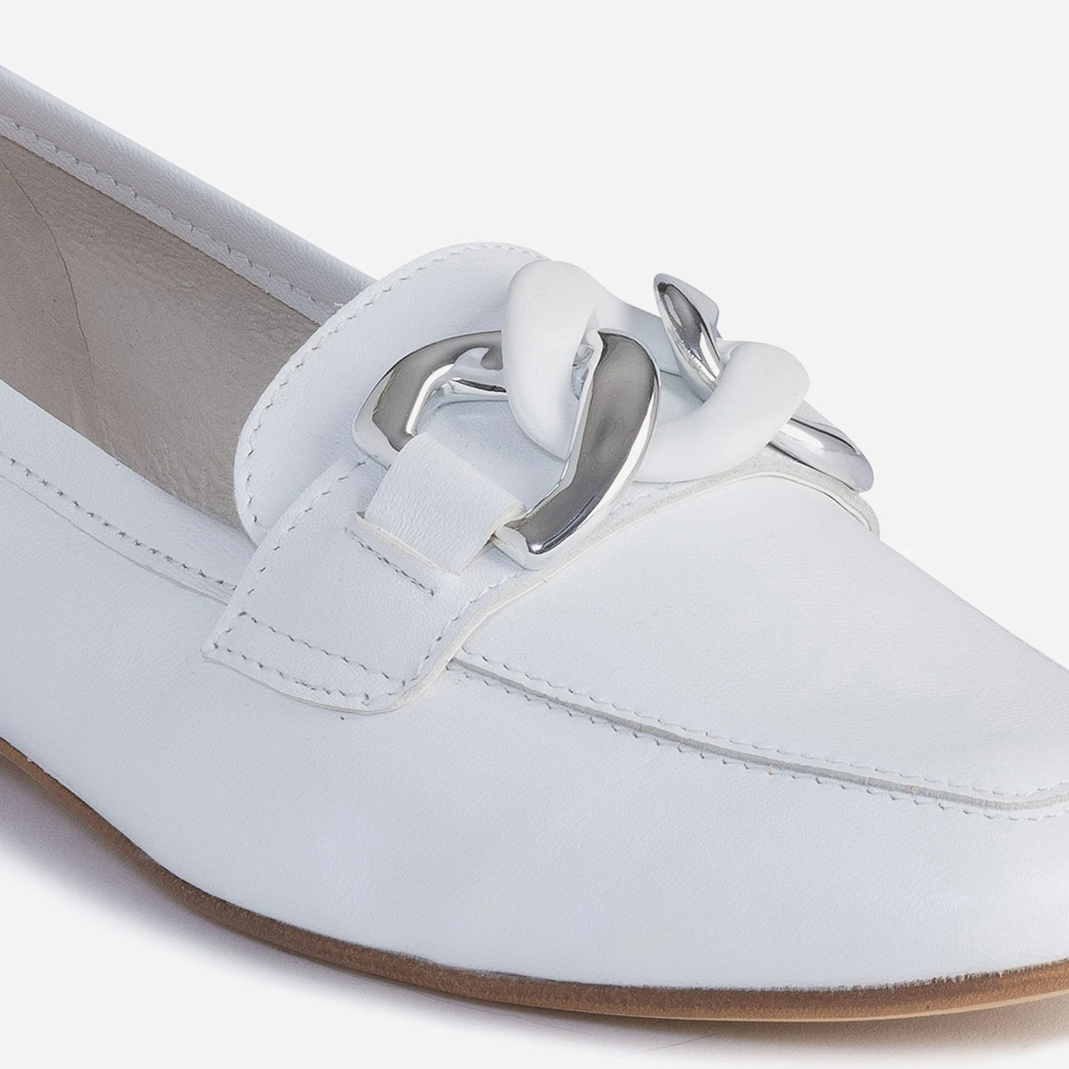 Mocassin Blanc éco-conçu En Cuir 8 Mocassin Blanc éco-conçu En Cuir – Image 6