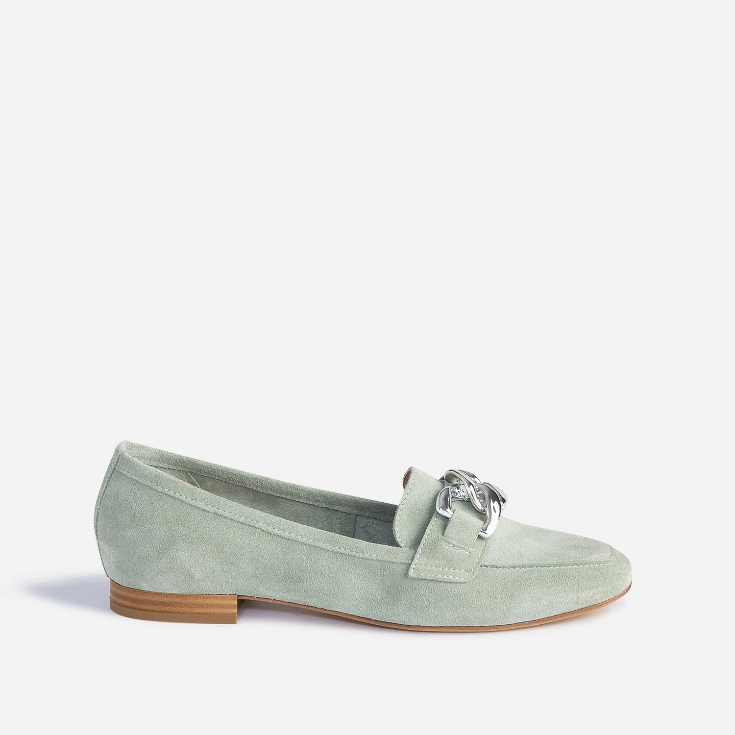 Mocassin Vert éco-conçu En Cuir Velours 3 Mocassin Vert éco-conçu En Cuir Velours