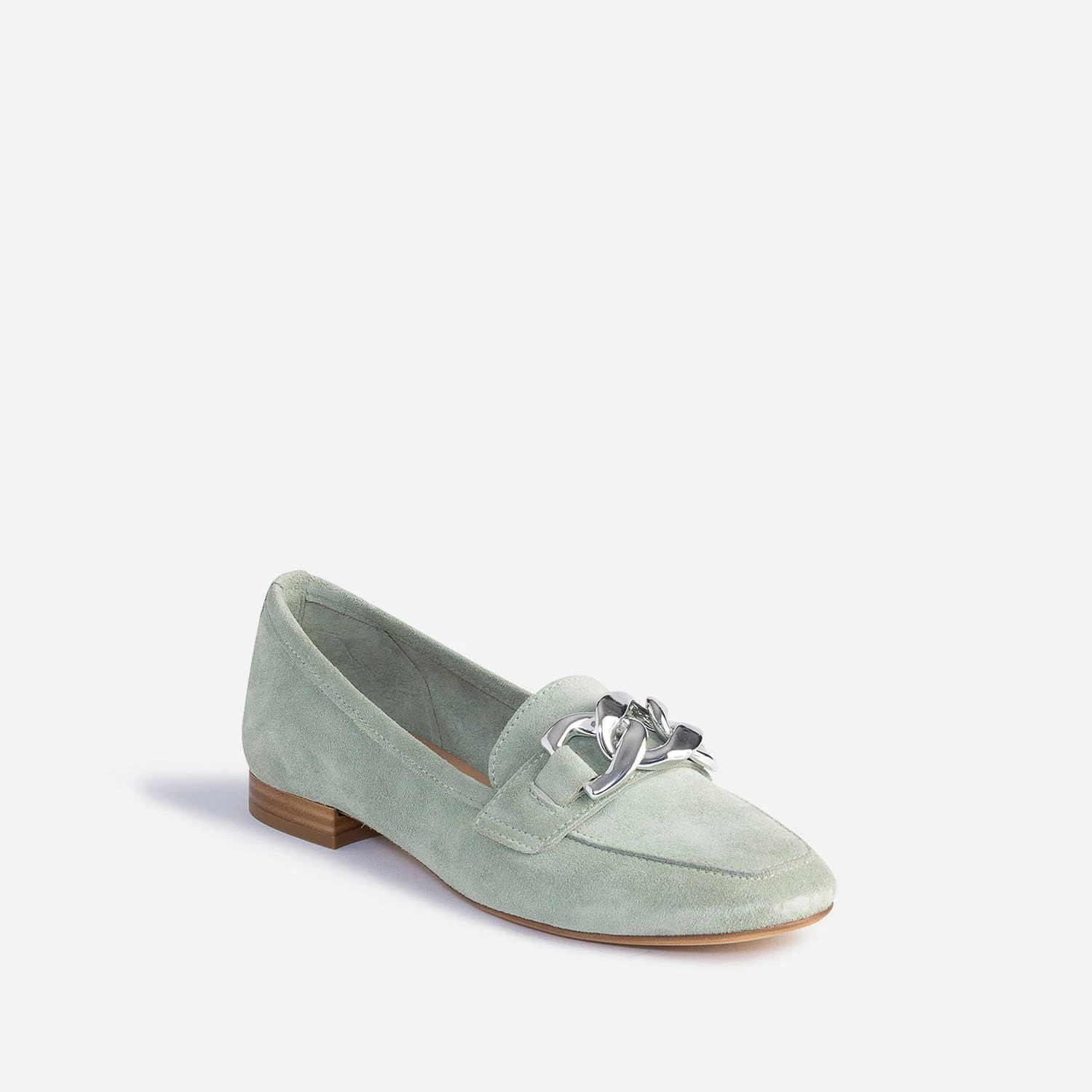Mocassin Vert éco-conçu En Cuir Velours 4 Mocassin Vert éco-conçu En Cuir Velours – Image 2