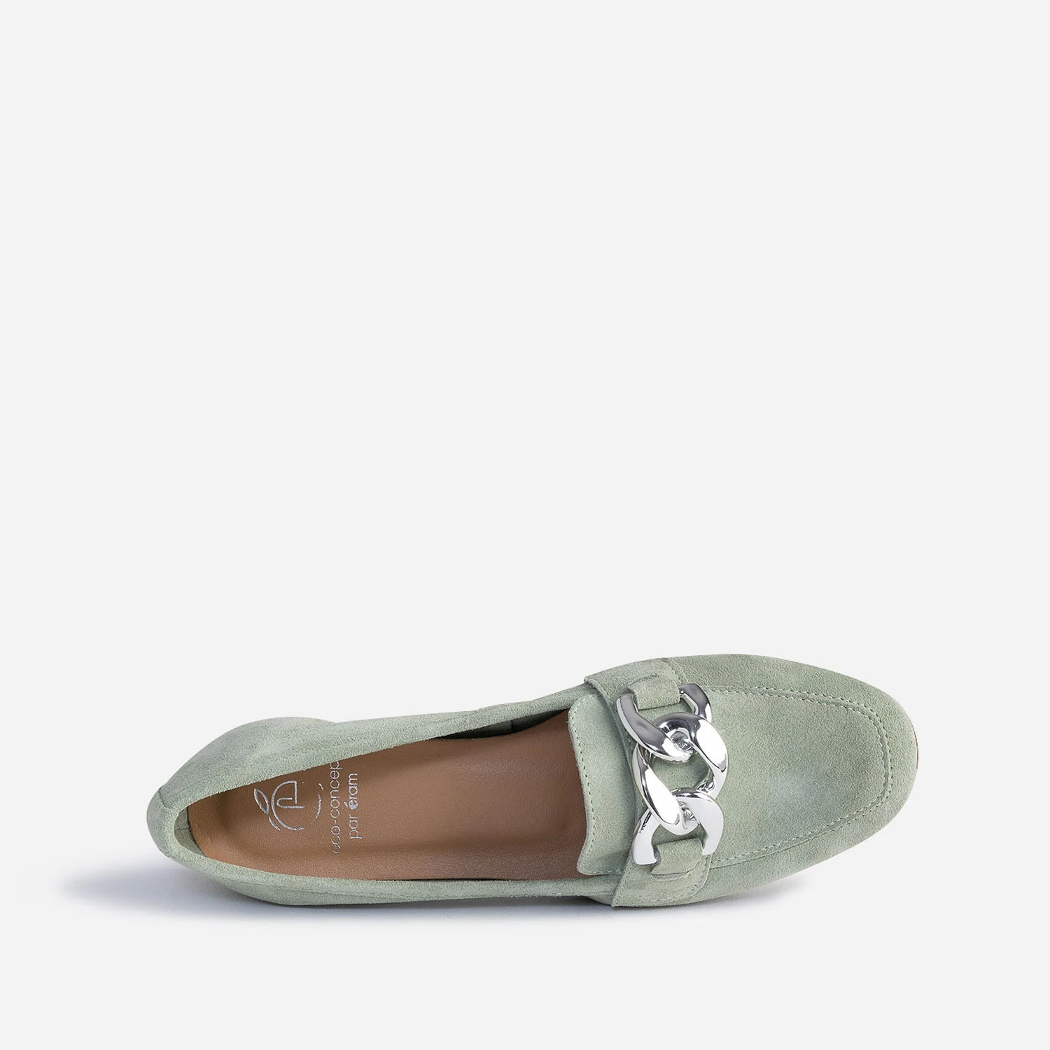 Mocassin Vert éco-conçu En Cuir Velours 7 Mocassin Vert éco-conçu En Cuir Velours – Image 5