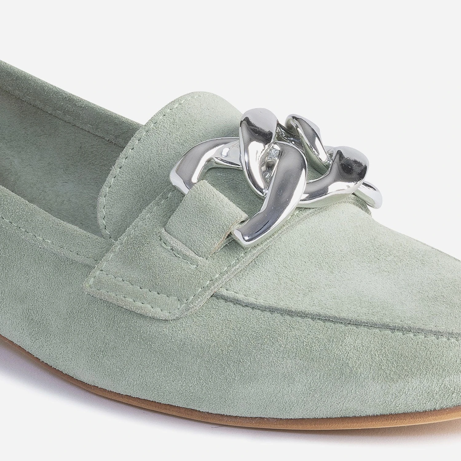 Mocassin Vert éco-conçu En Cuir Velours 8 Mocassin Vert éco-conçu En Cuir Velours – Image 6