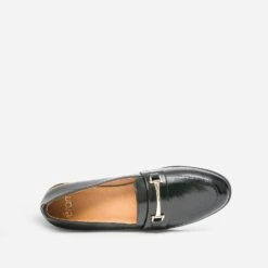 Mocassin Noir Détails Dorés -Univers Chaussure Magasin WWWERM 10383580130 4