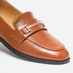 Mocassin Cognac Détails Dorés -Univers Chaussure Magasin WWWERM 10383580138 5