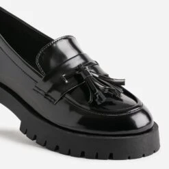 Mocassin TEXTO Noir Avec Pampille Semelle Crantée -Univers Chaussure Magasin WWWERM 10383580207 5