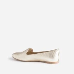 Slipper Doré Effet Tressage -Univers Chaussure Magasin WWWERM 10383580304 3