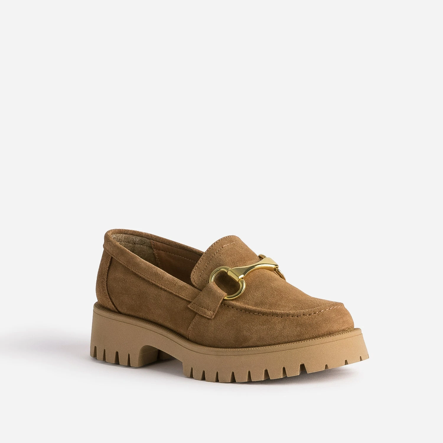 Mocassin TEXTO Marron éco-conçu Cuir Velours 3 Mocassin TEXTO Marron éco-conçu Cuir Velours – Image 2