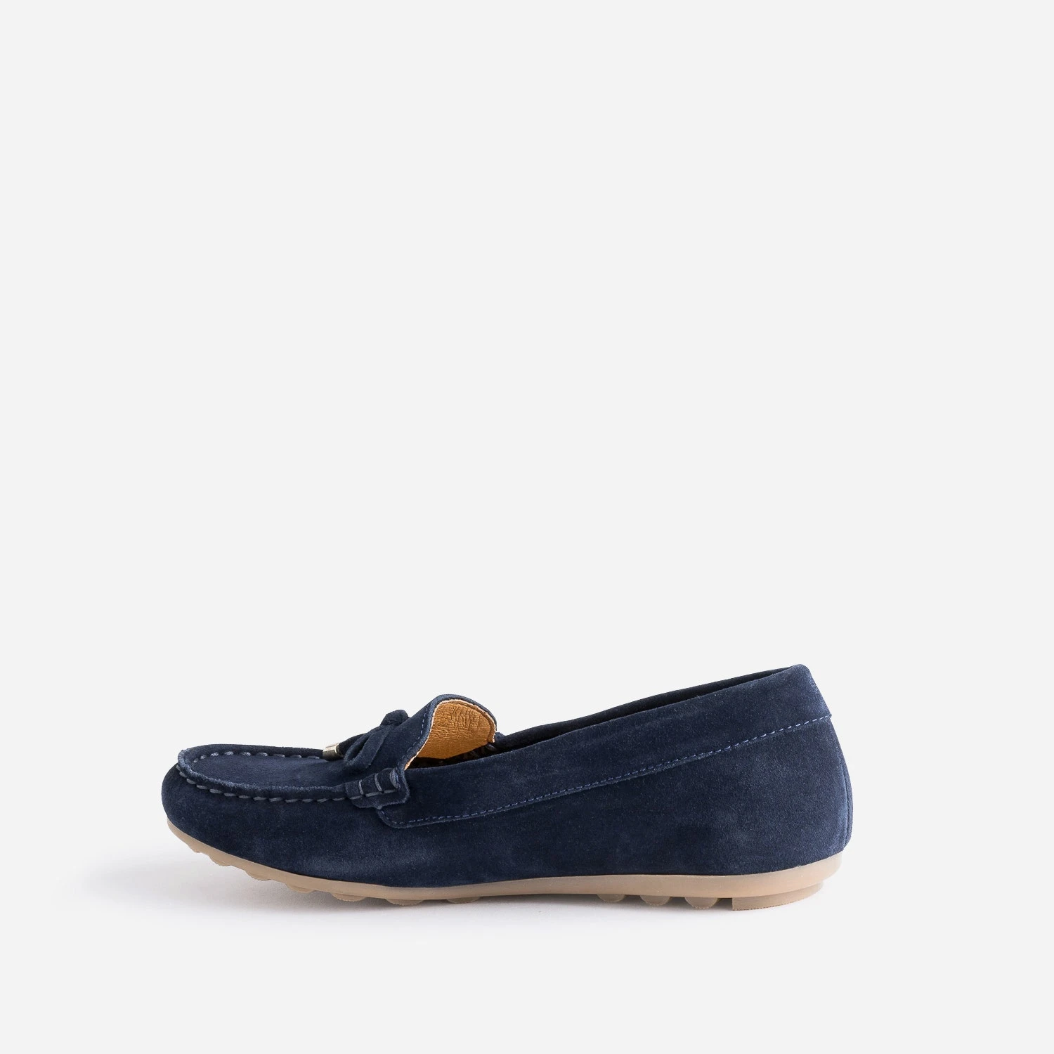 Mocassin Bleu Marine En Cuir Velours 7 Mocassin Bleu Marine En Cuir Velours – Image 5