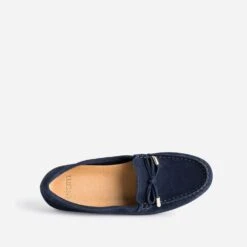 Mocassin Bleu Marine En Cuir Velours 14 Mocassin Bleu Marine En Cuir Velours -Univers Chaussure Magasin WWWERM 10383580360 4