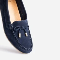 Mocassin Bleu Marine En Cuir Velours 15 Mocassin Bleu Marine En Cuir Velours -Univers Chaussure Magasin WWWERM 10383580360 5