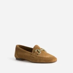 Mocassin Cognac En Cuir Velours -Univers Chaussure Magasin WWWERM 10383580366 1