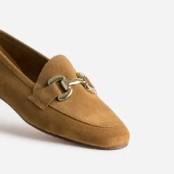 Mocassin Cognac En Cuir Velours -Univers Chaussure Magasin WWWERM 10383580366 5