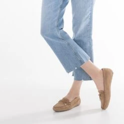 Mocassin Camel En Cuir Velours éco-conçu -Univers Chaussure Magasin WWWERM 10383580403 6
