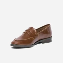 Mocassin ERAM FLEX Cognac En Cuir Verni -Univers Chaussure Magasin WWWERM 10383580422 2