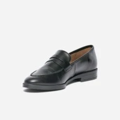 Mocassin ERAM FLEX Noir En Cuir -Univers Chaussure Magasin WWWERM 10383580427 2