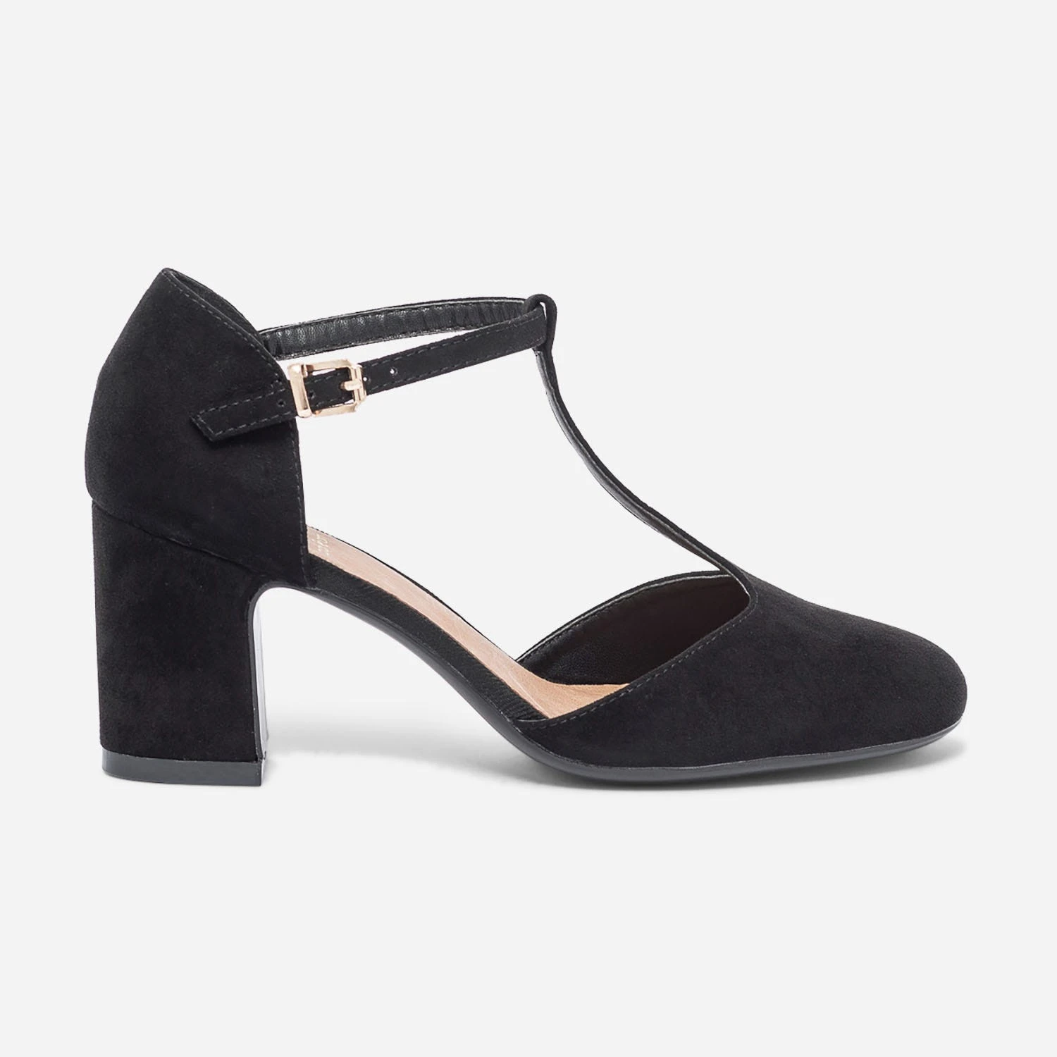 Salomé Noire Suédée éco-conçu à Talon 3 Salomé Noire Suédée éco-conçu à Talon