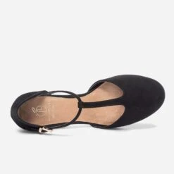 Salomé Noire Suédée éco-conçu à Talon 14 Salomé Noire Suédée éco-conçu à Talon -Univers Chaussure Magasin WWWERM 10383930083 4