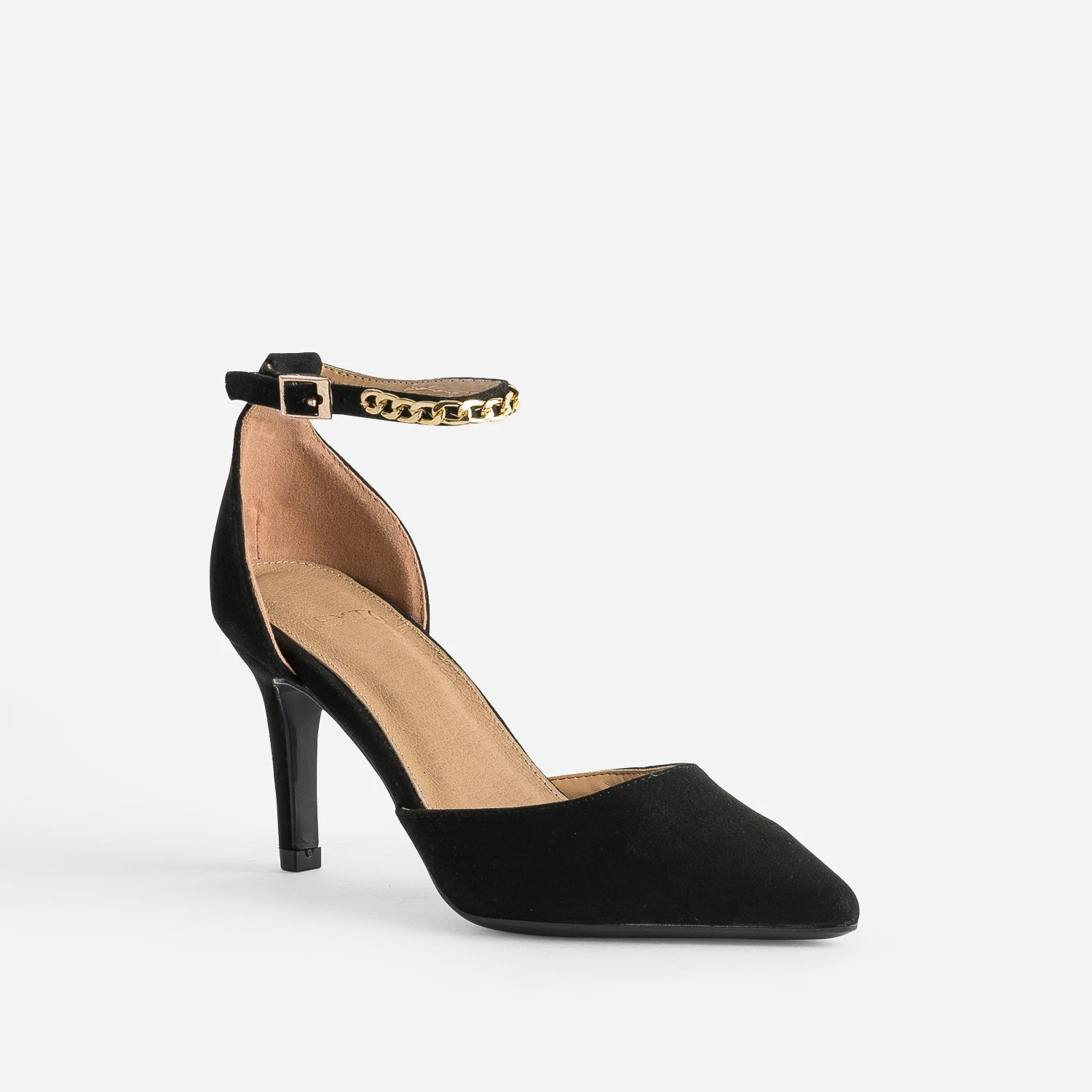 Escarpin TEXTO Noir à Bride-bijou Cheville 4 Escarpin TEXTO Noir à Bride-bijou Cheville – Image 2