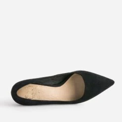 Escarpin TEXTO Noir Suédé éco-conçu à Talon Fin 12 Escarpin TEXTO Noir Suédé éco-conçu à Talon Fin -Univers Chaussure Magasin WWWERM 10383960002 4