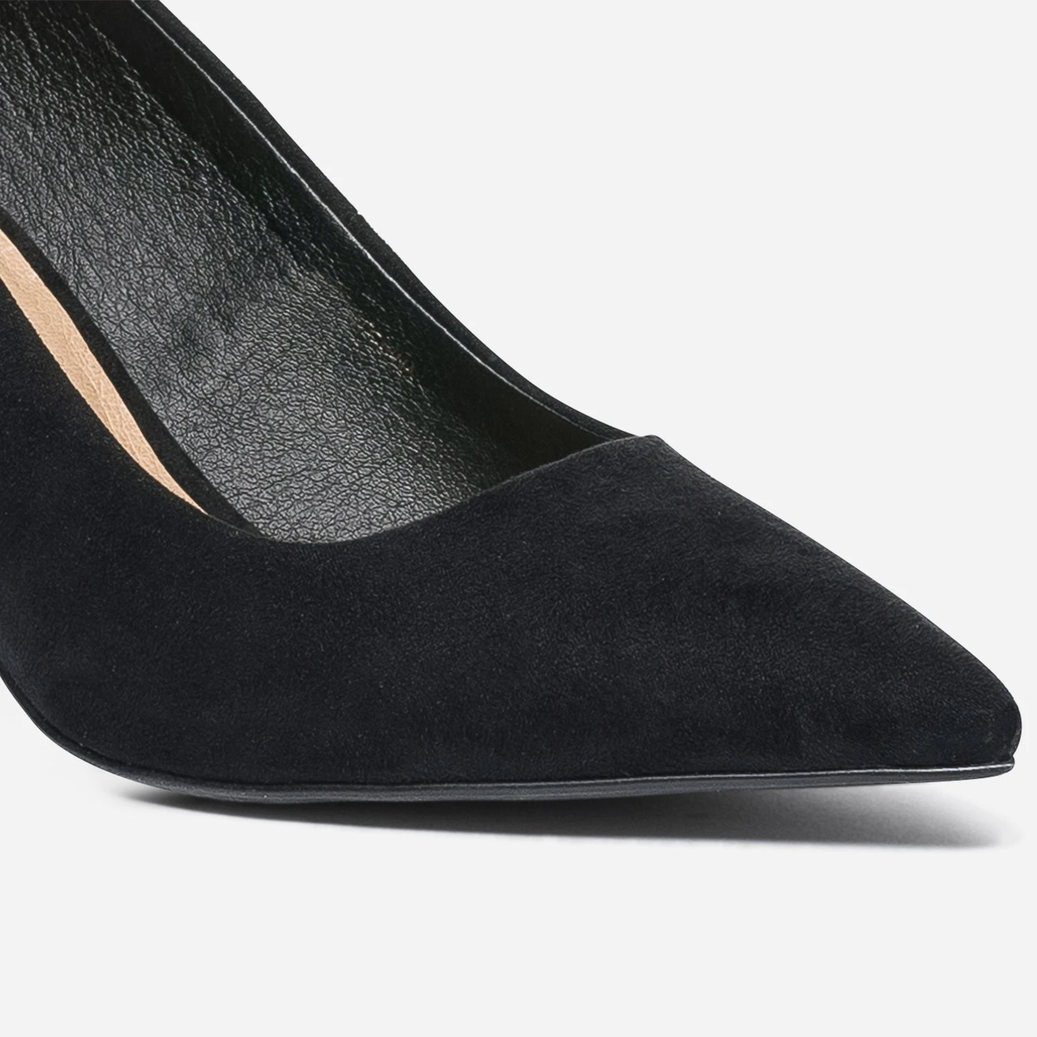 Escarpin TEXTO Noir Suédé éco-conçu à Talon Fin 8 Escarpin TEXTO Noir Suédé éco-conçu à Talon Fin – Image 6