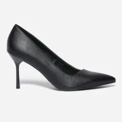 Escarpin TEXTO Noir Avec Découpe Biais