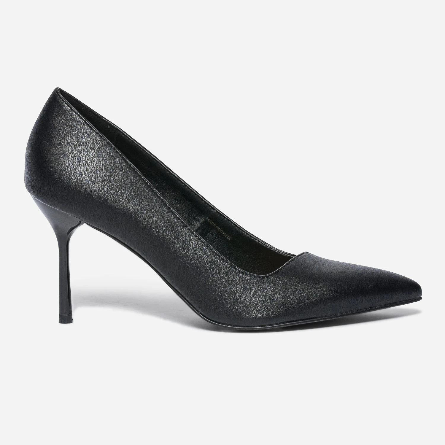 Escarpin TEXTO Noir Avec Découpe Biais 3 Escarpin TEXTO Noir Avec Découpe Biais