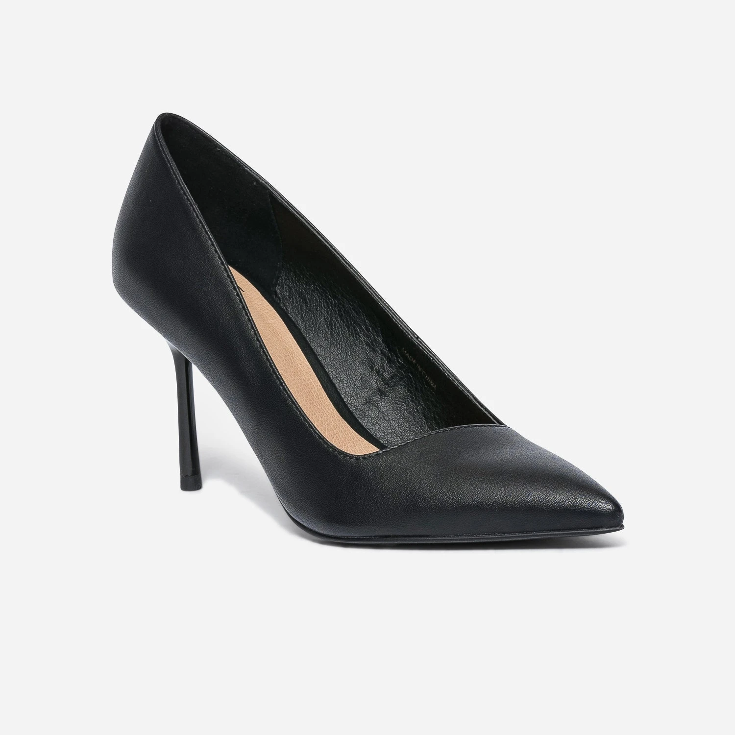 Escarpin TEXTO Noir Avec Découpe Biais 5 Escarpin TEXTO Noir Avec Découpe Biais – Image 3