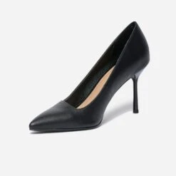 Escarpin TEXTO Noir Avec Découpe Biais 12 Escarpin TEXTO Noir Avec Découpe Biais -Univers Chaussure Magasin WWWERM 10383960004 2