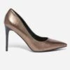 Stiletto TEXTO Bronze Métallisé à Talon Verni -Univers Chaussure Magasin WWWERM 10383960009 0