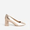 Escarpin Rose Cuivré Métallisé à Bout Carré -Univers Chaussure Magasin WWWERM 10383960016 0