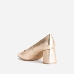 Escarpin Rose Cuivré Métallisé à Bout Carré -Univers Chaussure Magasin WWWERM 10383960016 3