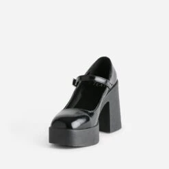 Babies TEXTO Noire Vernie à Plateforme -Univers Chaussure Magasin WWWERM 10383960023 2