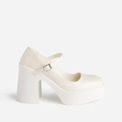 Babies TEXTO écrue Vernie à Plateforme