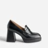 Mocassin Noir à Talon Et Plateforme -Univers Chaussure Magasin WWWERM 10383960058 0