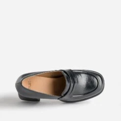 Mocassin Noir à Talon Et Plateforme -Univers Chaussure Magasin WWWERM 10383960058 4