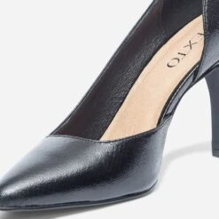 Stiletto TEXTO Noir Effet Python -Univers Chaussure Magasin WWWERM 10383960729 5