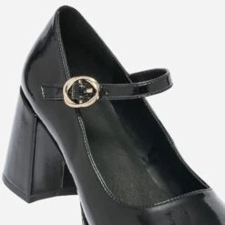 Babies à Talon Noir Verni à Plateforme -Univers Chaussure Magasin WWWERM 10383960786 5