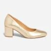 Escarpin Doré En Cuir -Univers Chaussure Magasin WWWERM 10383990073 0