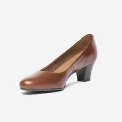 Escarpin ERAM FLEX Marron En Cuir -Univers Chaussure Magasin WWWERM 10383990077 2