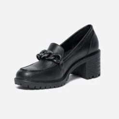 Mocassin à Talon Noir 10 Mocassin à Talon Noir -Univers Chaussure Magasin WWWERM 10383990081 2