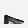 Escarpin Noir En Cuir 2 Escarpin Noir En Cuir -Univers Chaussure Magasin WWWERM 10383990086 0
