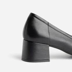 Escarpin Noir En Cuir 12 Escarpin Noir En Cuir -Univers Chaussure Magasin WWWERM 10383990086 5