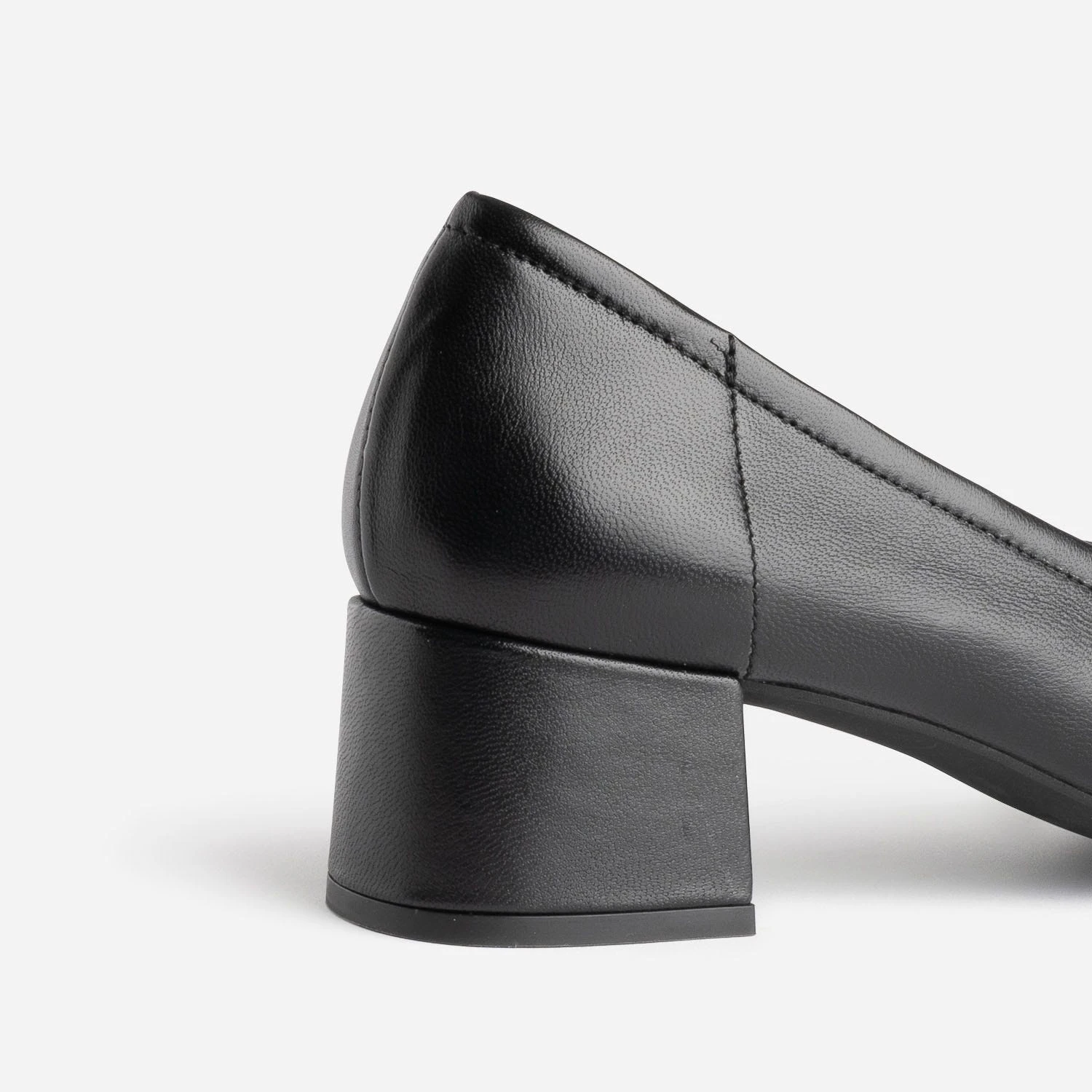 Escarpin Noir En Cuir 7 Escarpin Noir En Cuir – Image 6