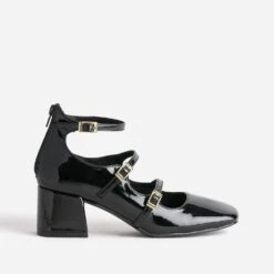 Babies Noire Vernie à Talon