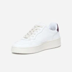 Tennis TEXTO Blanche Contrefort Bordeaux -Univers Chaussure Magasin WWWERM 10384320009 2