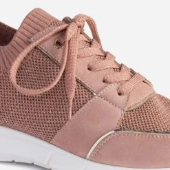 Tennis Vieux Rose Tricotée -Univers Chaussure Magasin WWWERM 10384320020 5