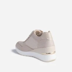 Tennis Compensée Beige -Univers Chaussure Magasin WWWERM 10384320025 3